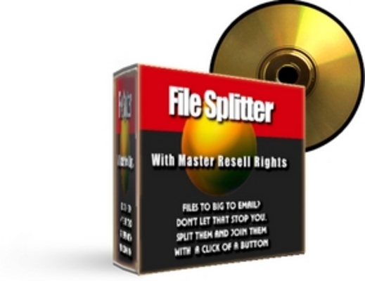Product picture file splitter with master resell rights
