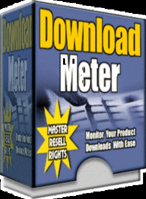 Product picture download meter with resell rights