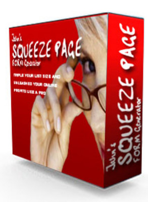 Product picture Jahns Squeeze Page Form Generator  with mrr
