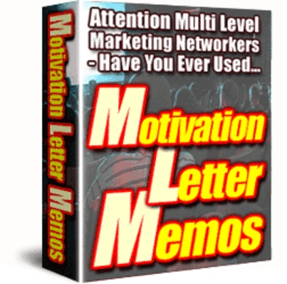 Product picture motivation memos with MRR